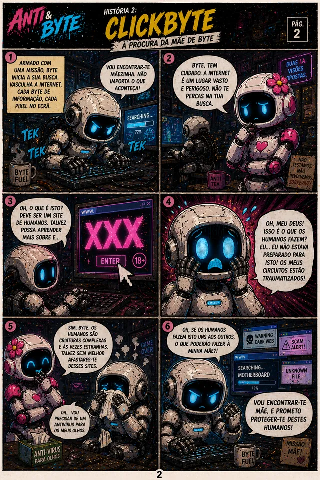 Página 2 do capítulo 2 de Anti & Byte — Clickbyte.